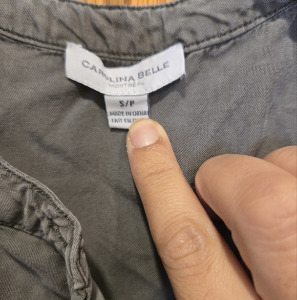 Carolina Belle Sleeveless Green Dress Sz S - Picture 3 of 4